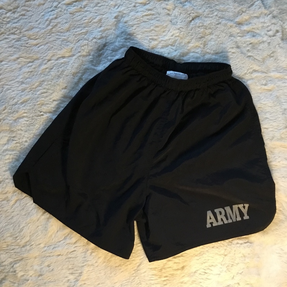 AUTHENTIC ARMY TRUNKS & FITNESS BLACK SIZE: SMALL